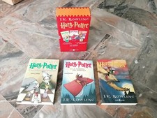 3 libri Harry Potter prima ed. in brossura 2005 cofanetto salani Rowling raro