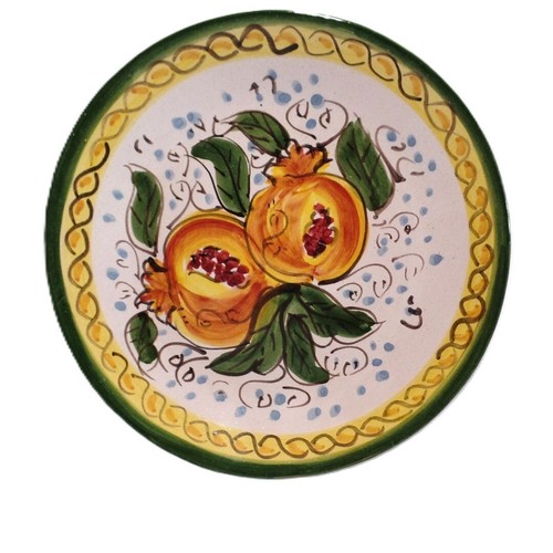 Piatto decorato mano in - mano,