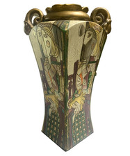 Vaso vintage in ceramica con