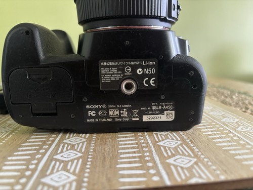 Sony alpha dslr a450 - sony, dslr-a450