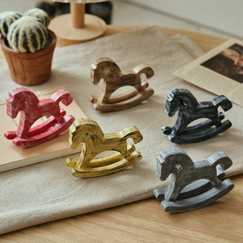 Cavallo dondolo legno - cavallo, a