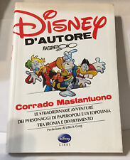 Disney D'autore Libro Raccolta Fumetti Corrado Mastantuono Prefaz. Lillo e Greg