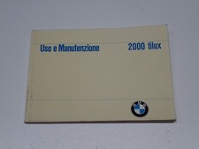 BMW 2000 TILUX USO E MANUTENZIONE LIBRETTO MANUALE 1965