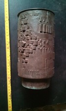 Vaso in bronzo massiccio per cimitero.Arte funerari anni 50