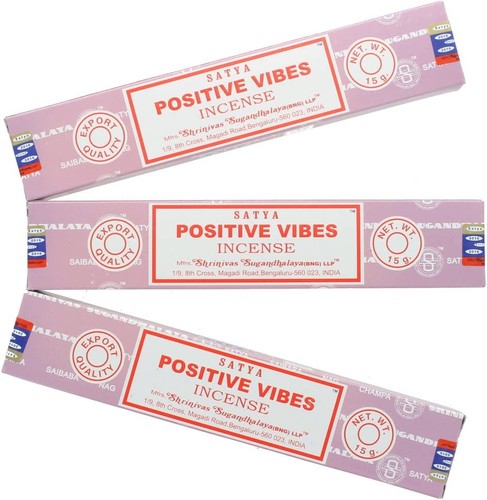 Incenso satya positive vibes - incenso,