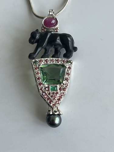 Collana artdeco design - design, pantera