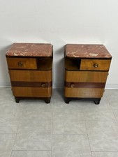 Set di 2 Comodini Art Dèco in