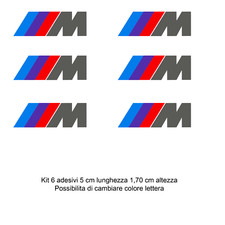 6 Adesivi pinze freni M