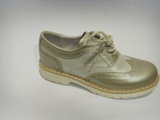 Nero Giardini P631231F francesina stringata argento bianco pelle inserti inglese