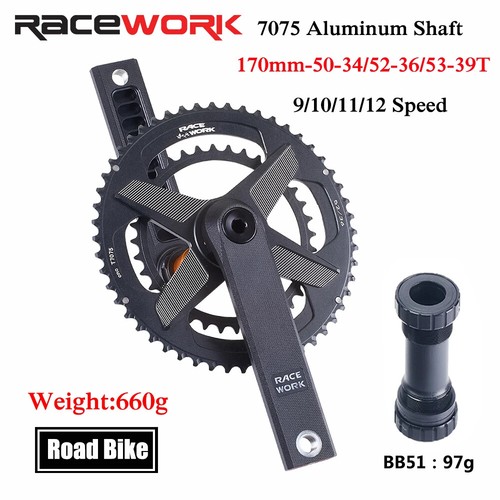 Guarnitura bici strada 170mm