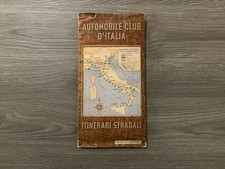 Itinerari Stradali ACI - Automobile Club d’Italia - 54 Mappe Cartine del 1949