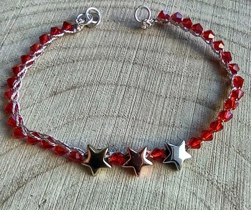 Bracciale con stelle fatto - stelle,