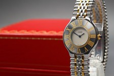 [Quasi come nuovo con scatola di carta] Orologio unisex vintage Cartier...