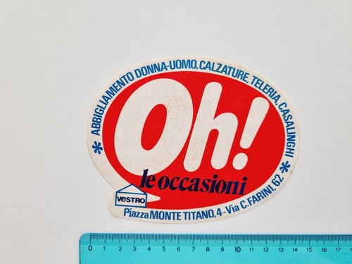 Adesivo le occasioni - oh!,