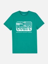T-shirt con stampa tennis da