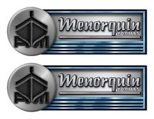 Due Adesivi Minorquin per Restauro Barca - Lunghi 10" ciascuno