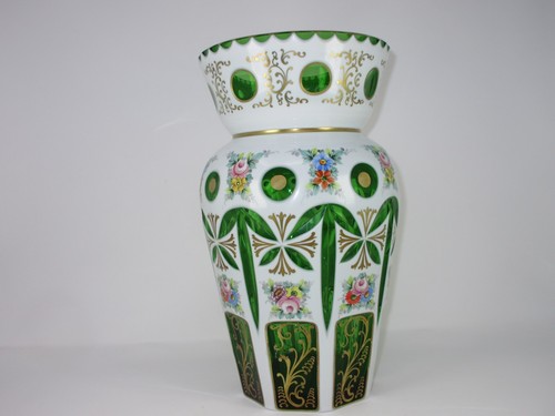 Vaso vintage moser ceco - vintage,