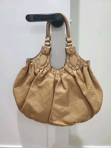 Borsa mano gucci beige gg - beige,
