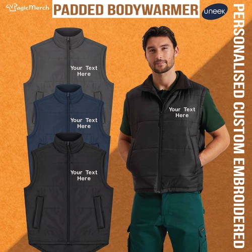 Gilet imbottito ricamato - gilet,