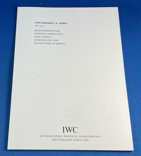 Iwc portoghese jones 5442 - f.a.jones,