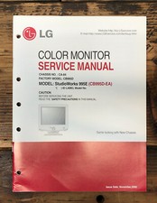LG Studioworks 995E CB995D Monitor Manuale di servizio *Originale*
