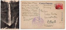 Giappone 1930 PC cartolina fotografica Nikko commemorativa annullamento in Germania