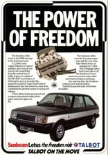 TALBOT SUNBEAM LOTUS SERIE-1