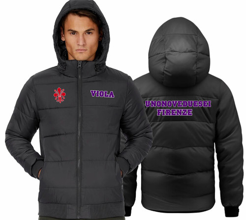 Giacca imbottita viola firenze - giacca,