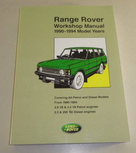 Manuale officina range - range, rover