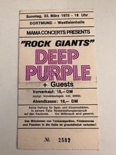 DEEP PURPLE orig. BIGLIETTO