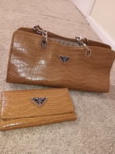 Prada handbag and wallet - and,
