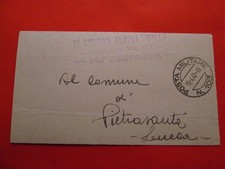 Franchigia POSTA MILITARE 103 MONTENEGRO x PIETRASANTA + IV GRUPPO ALPINI VALLE