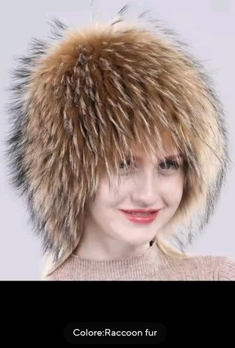 Cappello volpe lavorato - cappello, a