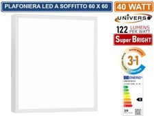 UNIVERSO PLAFONIERA SMD LED QUADRATA 60x60 40W CCT 3000K - 4000K - 6500K