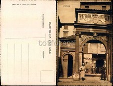 VERONA CITTA'-PORTONE PALAZZO VERITA'-VICOLO LEONI-TRATTORIA ORTOLAN-C64-9