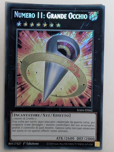 Numero 11 grande - yu-gi-oh!,