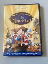 DVD I TRE MOSCHETTIERI TOPOLINO PAPERINO PIPPO DISNEY