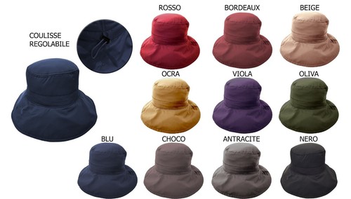 Cappello cloche impermeabile - cloche,