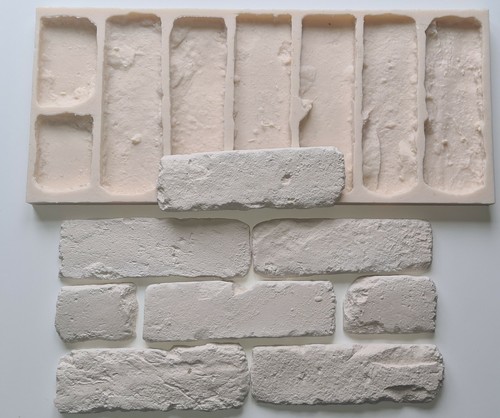 Stampo silicone per mattoni - silicone,