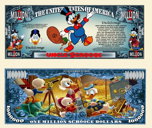 Picsou billet 1 - picsou, million