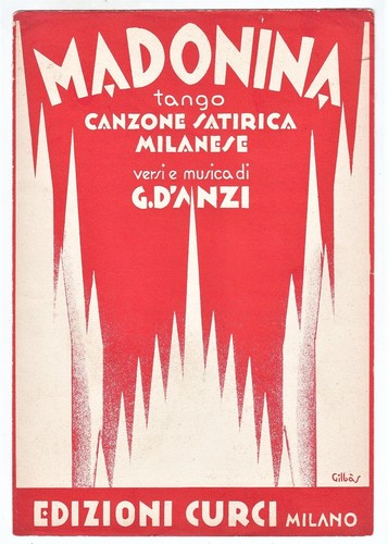 Spartito madonina canzone - spartito,