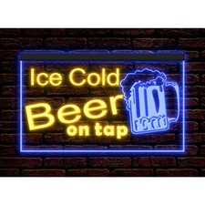 Ice Cold Beer On Tap Home Bar