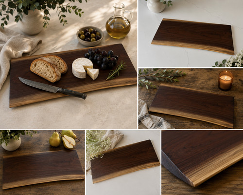 Tagliere noce bordo - in,
