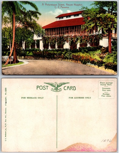 Ancon hospital panama postcard - ancon,