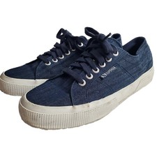 Sneakers Superga denim blu