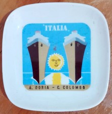 Navi Andrea Doria e Cristoforo Colombo Pezzo Esclusivo Da Collezione Porcellana