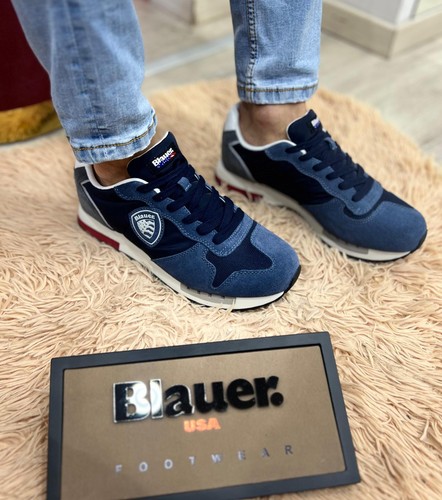 Sneakers uomo blauer navy grey - sneakers, navy/grey