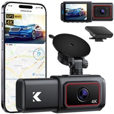 KINGSLIM D6-4K DOPPIA DASH CAM