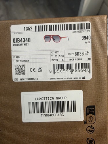 Occhiali sole burberry kids - occhiali, da