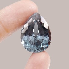 Condizione AAA Naturale Perfetto Azzurro Cielo Acquamarina Pera Loose Cut Gemma